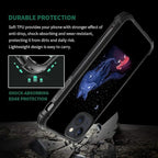 for iPhone 15 Plus Case, Galaxy Fox Wolf Pattern Graphic Design Girl Boy Soft - Image 7