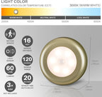 STAR-SPANGLED 3 Pack 2.8” Motion Sensor Lights Indoor AAA Battery Operated - Image 4