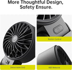 JISULIFE Handheld Fan Life7 – Ultimate Flexibility: Wide & Strong Airflow - Image 9