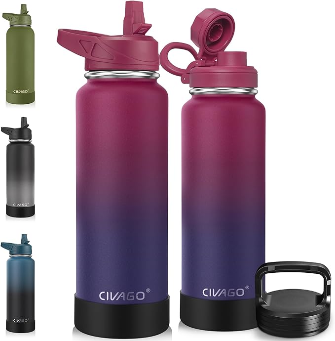CIVAGO 40 oz Insulated Water Bottle by CIVAGO