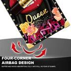 Compatible with iPhone 16 Case, Queen Lip Crown Leopard Print Luxury Golden - Image 7