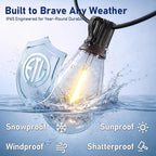30FT LED Outdoor String Lights - Image 3