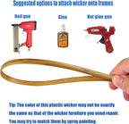 520 Ft Wicker Repair Kit, Plastic Wicker Replacement Material, Faux Rattan - Image 5