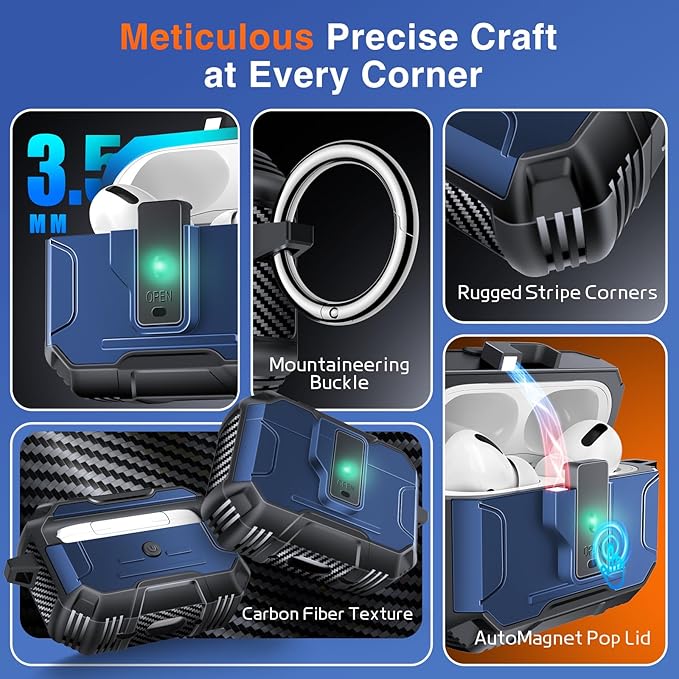 Armoured Heavy Duty for AirPods Pro3 Generation Case - Image 6