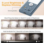 Gritin 10.2inch Under Cabinet Lighting Rechargeable 2 Pack- 3 Color Temps&5 - Image 5