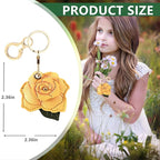 BORKUANA Leather Keychain Holder Case Compatible - Image 2