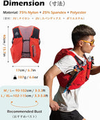 TRIWONDER Hydration Vest 2.5L Ultra Trail Running Backpack Hydration Pack - Image 2
