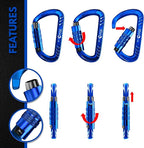 Rhino Produxs 12kN Heavy Duty Carabiner Clips, - Image 4