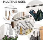 Bathway White Shower Curtain Hooks and Rings - Image 4