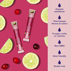 Ultima Replenisher Daily Electrolyte Powder – Cranberry Cosmo, 16 Stickpacks – - Image 4