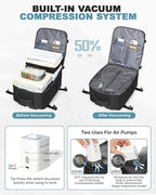 coofay Large Vacuum Backpack Travel - Image 2