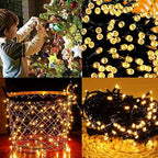 Home Lighting 66ft Christmas Decorative Mini Lights, 200 LED Green Wire Fairy - Image 7