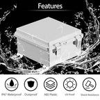 LeMotech Electrical Box, IP67 Waterproof Hinged Cover Stainless Steel Latch - Image 3