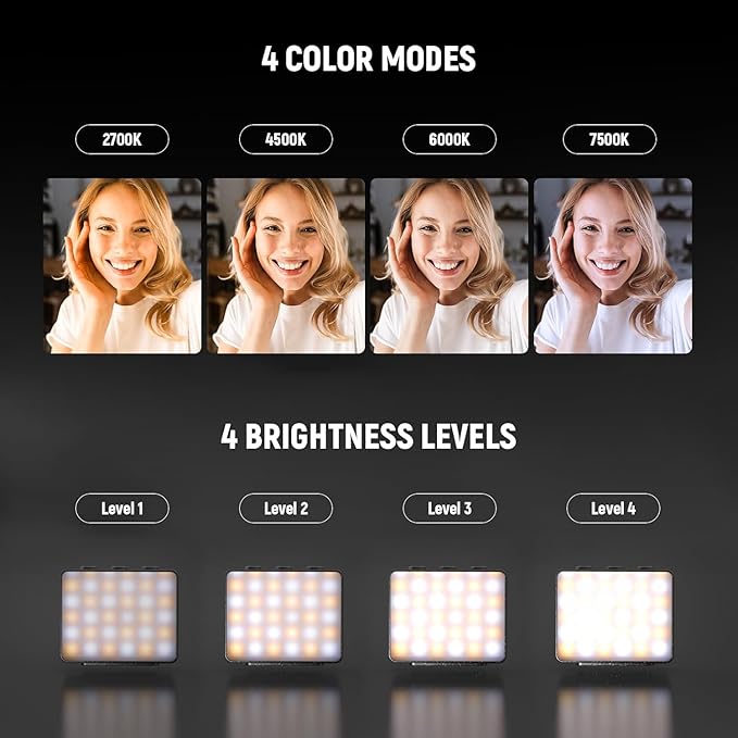 NEEWER Basics Bi Color Magnetic Camera Auxiliary Light Compatible - Image 3