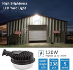 120W LED Barn Light, 18000lm Dusk to Dawn Outdoor Yard Lighting - Image 3