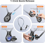 AMAZEAR Hands-Free Neck Mount for Phone & Action Camera - Image 7