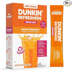 Dunkin’ Zero Sugar Refreshers Singles To Go! Powdered drink mix packets by SINGLESTOGO