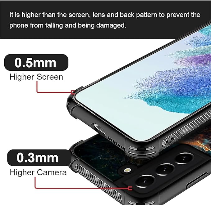 for Samsung Galaxy S22 Plus Case, Star Cave Hungry Wolf Pattern Graphic Design - Image 3