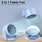 YOSHENMO Desk Fan, Turbo Table Fan - Image 3