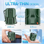 Portable Personal Waist Fan& Neck Fan, 14000RPM Brushless Motor, 40H Runtime - Image 4