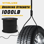 1000lb Paracord Rope, 4mm 12 Triple Strands Paracord, Heavy Duty Tactical - Image 2