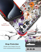 Compatible for Samsung Galaxy A36 5G Case, Dual Layer Heavy Duty 2 in 1 - Image 3