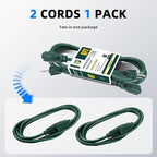 EP 2 Pack 6FT Green Outdoor Extension Cord, 16/3 SJTW Heavy Duty Waterproof - Image 6