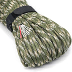PSKOOK Survival Paracord Parachute Fire Cord Survival Ropes Red Tinder Cord PE by PSKOOK