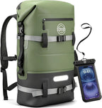 STOVER 5/10/25/30/40/55L Waterproof Dry Bag- Roll-Top Backpack w/Phone Case- by STOVER