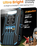 SOARAISE Solar Charger Power Bank - 48000mAh Wireless Portable Charger Built-in - Image 7