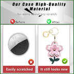 BORKUANA Leather Keychain Holder Case Compatible - Image 2