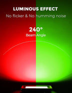 L LOHAS LED Red and Green Christmas Flood Light Outdoor,    - Image 6