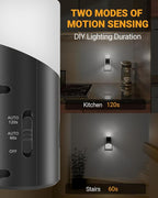Lyridz Motion Sensor Night Light, LED Night Lights Plug into Wall, 1-150LM - Image 4