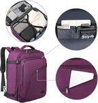 MATEIN Large Purple Travel Backpack, Water Resistant Airplane Backpack - Image 8