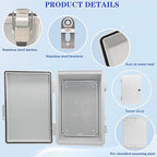 Waterproof Electrical Box with Mounting Plate, IP67 Junction Box Stainless - Image 4