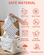 babygoal Wet Dry Bags for Baby Cloth Diapers, Washable Travel Bags, Gym Bag for - Image 6