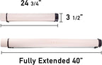 2-Pack Extendable Poster Tubes Expand from 24.5” to 40” - Image 3