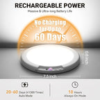 Rechargeable Ceiling Light, No Wiring Battery Operated Ceiling Lights - Image 5