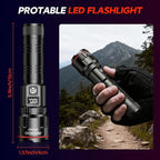 RECHOO Rechargeable Flashlights 2 Pack, Super Bright High Lumens LED Flashlight - Image 6