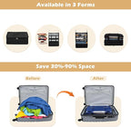 Surblue Hanging Closet Storage Bag Collapsible 3-Shelf Washable Oxford Fabric - Image 3