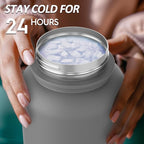 Navigate 40 oz Insulated Stainless Steel Sports Water Bottle - Image 7