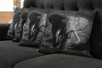 Ambesonne Elephant Throw Pillow Cushion Case Pack of 4, Majestic Elephant Bull - Image 7