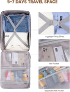 LOVEVOOK 40L Travel Backpack for Women & Men, Airline Approved Carry On Luggage - Image 9
