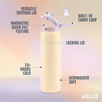 Ello Pop & Fill 32oz Stainless Steel Water Bottle - Image 3