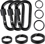 Cridoz Locking Carabiner D Ring Clips by cridoz