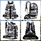 50L Military Tactical Backpack 3 Day Assault Pack Molle Daypack Hiking Backpack - Image 4