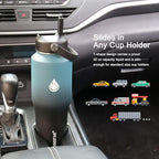 SENDESTAR Water Bottle 32oz, Wide Mouth Stainless Steel Vacuum Insulated Double - Image 3