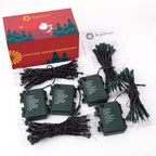 Brightown Battery Operated Christmas Lights 4 Pack 18 Feet 50 LED Clear Mini - Image 9