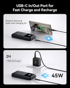 INIU 20000mAh Laptop Power Bank, Compact 65W PD Dual Fast Charging Portable - Image 5