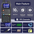 BAOFENG 5RM 10W Ham Radio Handheld Long Range Two Way Radio, NOAA Weather - Image 2